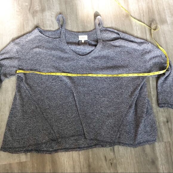 Anthropologie Deletta Millipa Cold Shoulder Top M - Picture 8 of 9